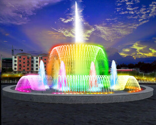 喷泉效果图