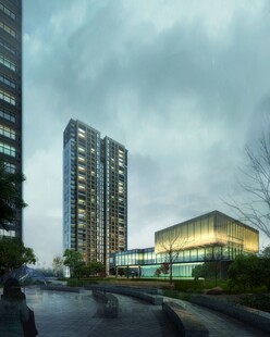 现代都市高层住宅景观