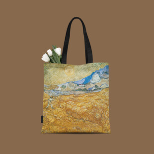梵高风格手提袋 