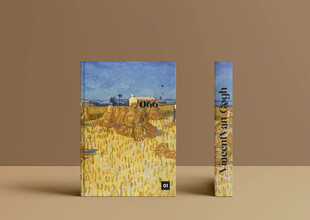梵高麦田画作创意展示