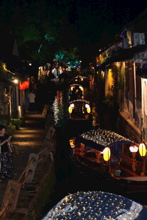 江南水乡夜色