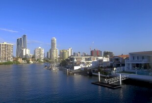 澳洲黄金海岸城市风景