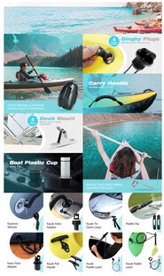 多样水上运动装备展示