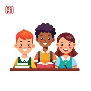 课堂上的快乐学生