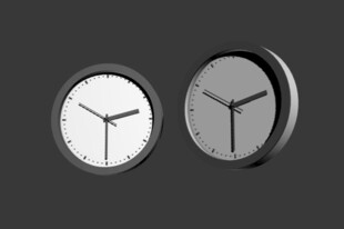 简易钟表 模型