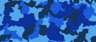 蓝色迷彩图案背景