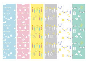 多彩几何图案墙纸设计