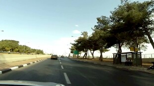 开车第一视角素材