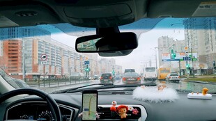 开车第一视角素材