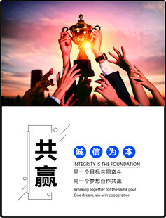 合作共赢海报