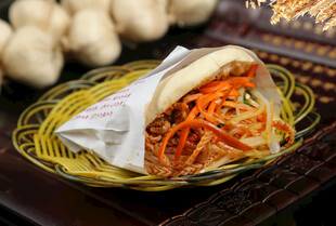 陕西美食 菜夹馍