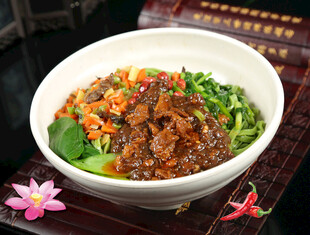 陕西面 炸酱蔬菜面