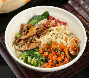 干拌香菇面  陕西面