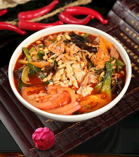 特色陕西面   烩麻食