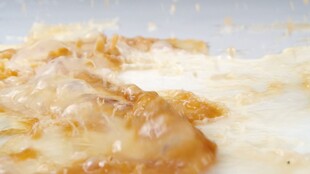 拉丝芝士美食特写