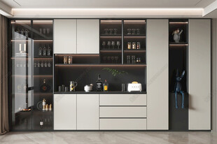 酒柜 餐边柜 玻璃柜 装饰柜 