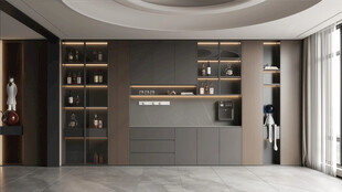 酒柜 餐边柜 玻璃柜 装饰柜 