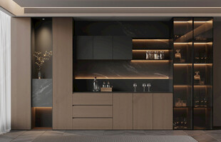 酒柜 餐边柜 玻璃柜 装饰柜 