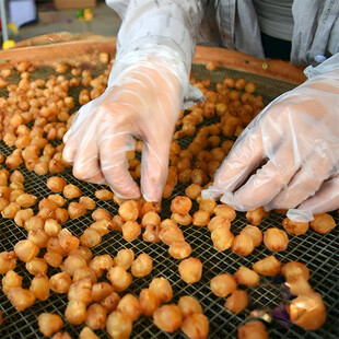 手工分拣龙眼肉