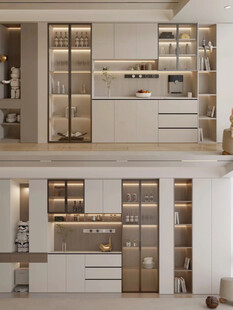 酒柜 餐边柜 玻璃柜 装饰柜 