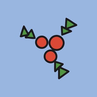 简约三角图案装饰元素