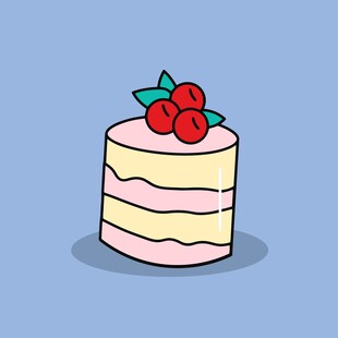 卡通草莓蛋糕