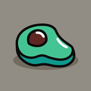 卡通牛油果图标