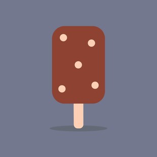 巧克力波点冰棍