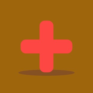 红色加号图标