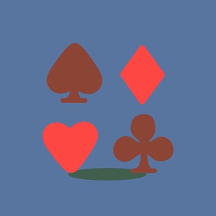 扑克牌花色图标设计