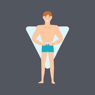 简约蓝色手提包设计图