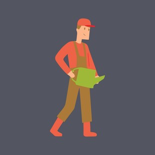 简约蓝色手提包设计图