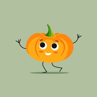 跳舞的可爱南瓜