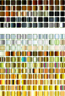 多彩色块排列图案