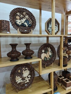 中式精美瓷器摆件展示架