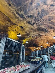 洞穴风格的室内装饰场景