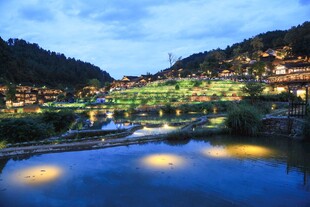 乌江寨苗寨夜景
