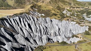 壮观玄武岩柱景观