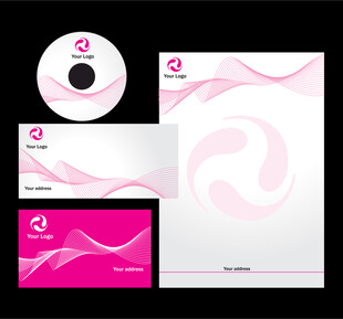 粉色系企业品牌视觉设计