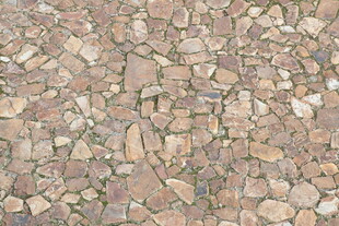 碎石铺就的地面纹理