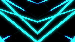 霓虹三角光效图案