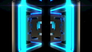 炫酷蓝光科技感服务器