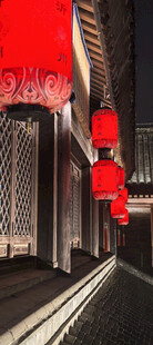古巷红灯笼