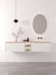 简约现代风格的浴室梳妆台