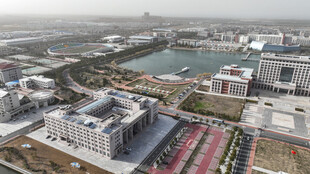 城市建筑景观俯瞰图