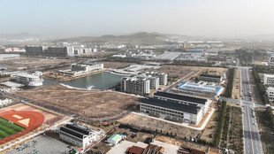 城市建筑景观俯瞰图