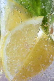 清凉柠檬气泡水