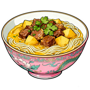 美味土豆牛肉盖浇面