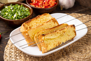 美味烤制面包片