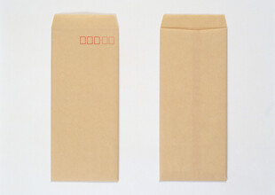 两个浅棕色信封展示